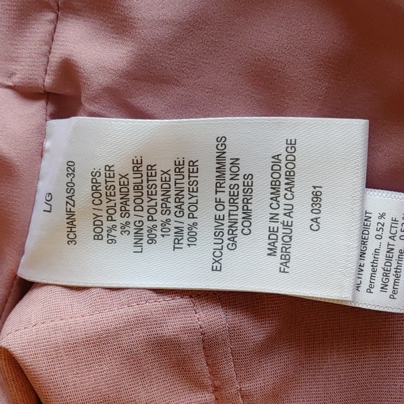 WIND RIVER No Fly Zone Mosquito Repellent Dusty Rose Shirt Size L - Picture 13 of 16